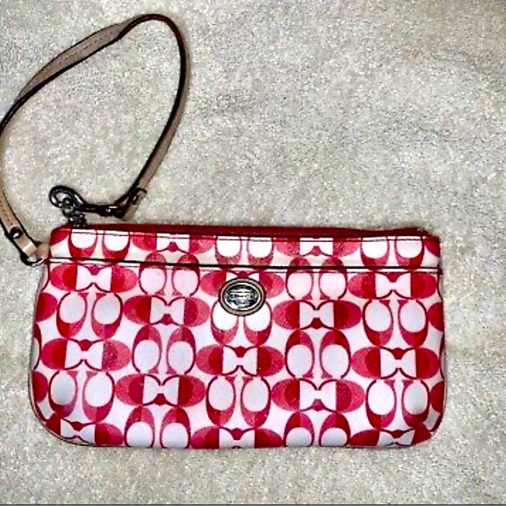 Coach Signature Payton Go Go Multi Color Wristlet… - image 1